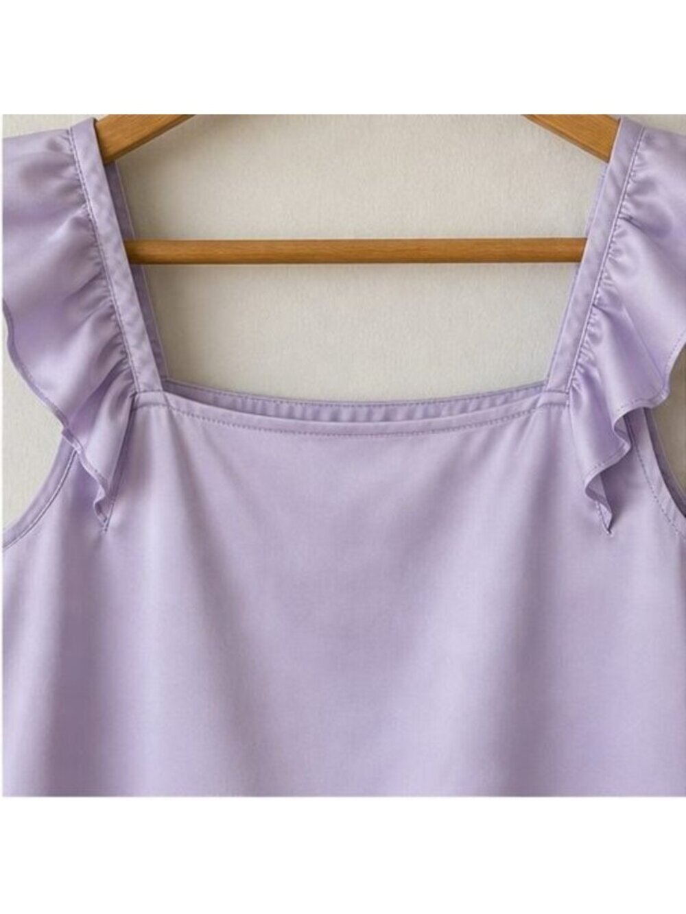 Lilac Ruffle Blouse - Picture 4 of 6